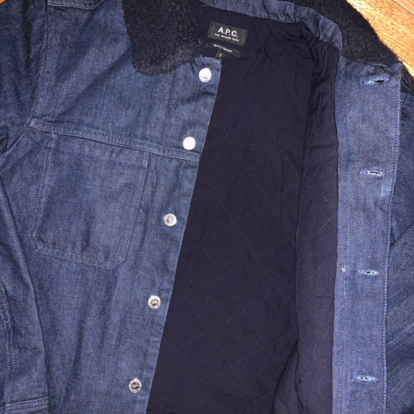 apc denim jacket mens